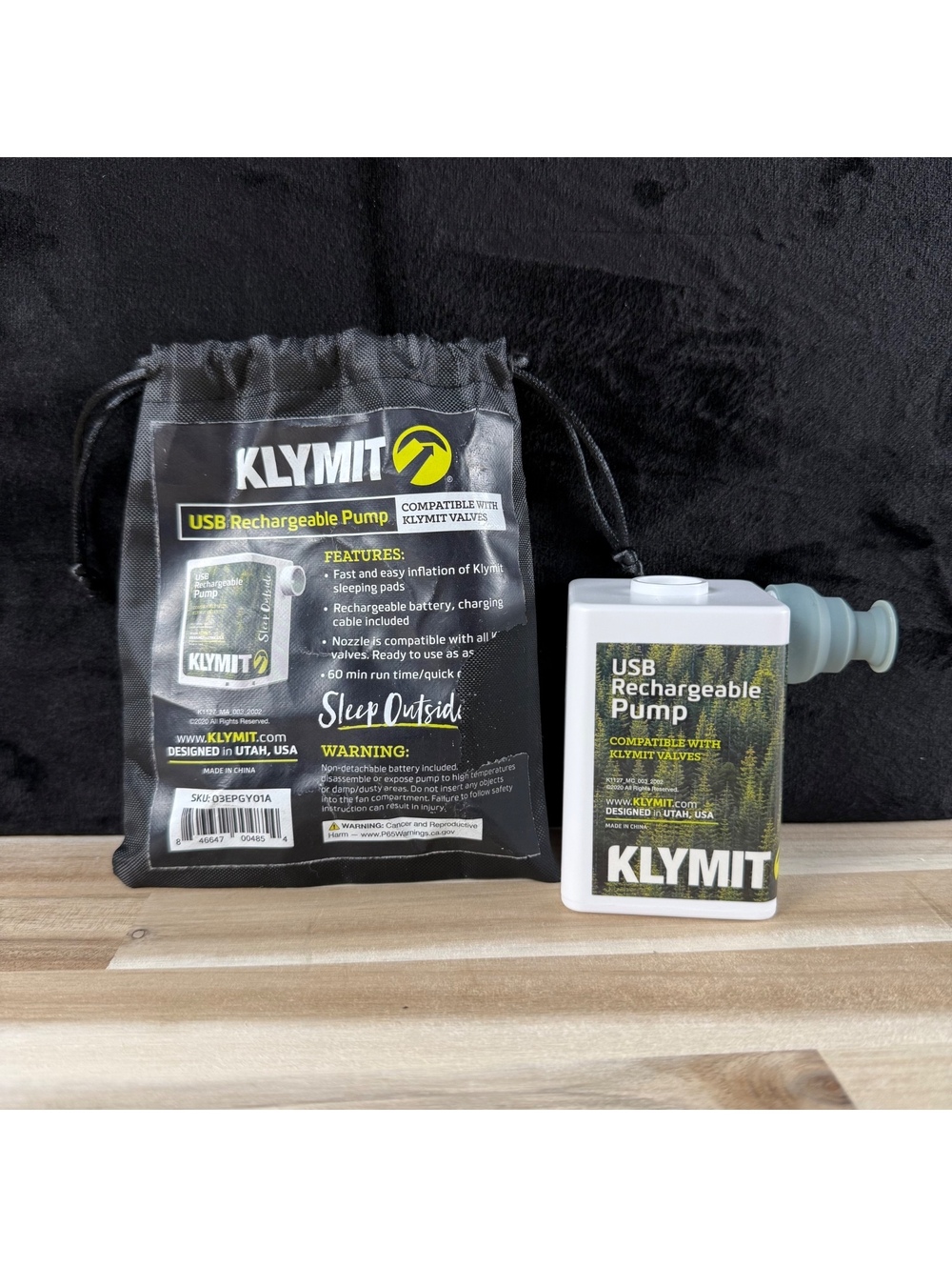 Klymit USB Rechargeable Pump